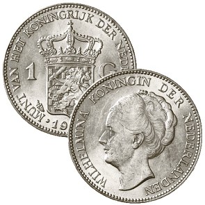 1 gulden Wilhelmina 192246